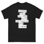 "Londres, Paris, New-York... Liège" Tee-shirt – Image 3