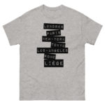 "Londres, Paris, New-York... Liège" Tee-shirt – Image 4