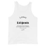 "Liégeois... Dieu vivant" Débardeur – Image 2