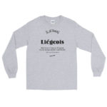 “Liégeois... Dieu vivant” Manches longues