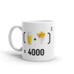 "Chope et frites au Carré" Mug