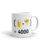 "Chope et frites au Carré" Mug – Image 2