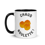 "Chaud boulette !" Mug coloré – Image 2