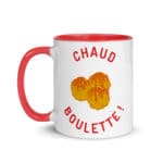 "Chaud boulette !" Mug coloré – Image 6