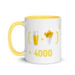 "Chope et frites au Carré" Mug coloré – Image 6
