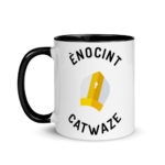 "Ènocint Catwaze" Mug coloré – Image 2