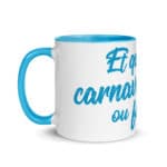 "Et qwè chal, carnaval ou festival ?" Mug coloré – Image 2