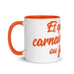 "Et qwè chal, carnaval ou festival ?" Mug coloré – Image 3