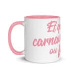 "Et qwè chal, carnaval ou festival ?" Mug coloré – Image 4