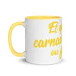 "Et qwè chal, carnaval ou festival ?" Mug coloré – Image 5