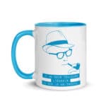 "Je me sens toujours liégeois où que je me trouve." Simenon - Mug coloré – Image 3