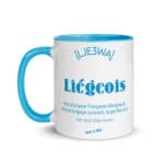 "Liégeois... Dieu vivant" Mug coloré – Image 2