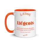 "Liégeois... Dieu vivant" Mug coloré – Image 5