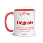 "Liégeois... Dieu vivant" Mug coloré – Image 4