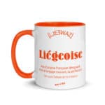 "Liégeoise... Déesse de la Création" Mug coloré – Image 5