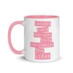"Londres, Paris, New-York... Liège" Mug coloré – Image 5
