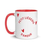 "Petit liégeois d'amour" Mug coloré – Image 3