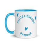 "Petite liégeoise d'amour" Mug coloré – Image 4