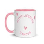 "Petite liégeoise d'amour" Mug coloré – Image 2