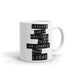 "Londres, Paris, New-York... Liège" Mug – Image 2