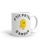"P'tit poyon d'amour" Mug – Image 2
