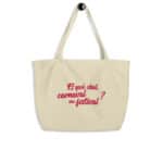 "Et qwè chal, carnaval ou festival ?" Shopping bag éco-friendly