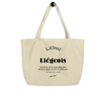 "Liégeois... Dieu vivant" Shopping bag éco-friendly
