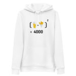 "Chope et frites au Carré" Sweat à capuche éco-friendly – Image 4