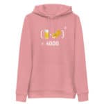 "Chope et mitraillette au Carré" Sweat à capuche éco-friendly – Image 5