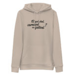 "Et qwè chal, carnaval ou festival ?" Sweat à capuche éco-friendly – Image 3