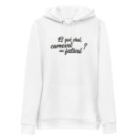 "Et qwè chal, carnaval ou festival ?" Sweat à capuche éco-friendly – Image 5