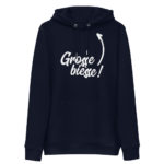 "Grosse bièsse !" Sweat à capuche éco-friendly – Image 4