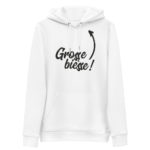 "Grosse bièsse !" Sweat à capuche éco-friendly