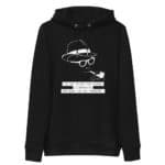 "Je me sens toujours liégeois où que je me trouve." Simenon - Sweat à capuche éco-friendly – Image 2