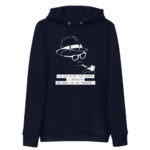 "Je me sens toujours liégeois où que je me trouve." Simenon - Sweat à capuche éco-friendly – Image 4