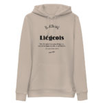 "Liégeois... Dieu vivant" Sweat à capuche éco-friendly – Image 2