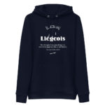 "Liégeois... Dieu vivant" Sweat à capuche éco-friendly – Image 3