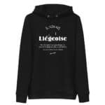 "Liégeoise... Déesse de la Création" Sweat à capuche éco-friendly – Image 4