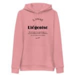 "Liégeoise... Déesse de la Création" Sweat à capuche éco-friendly – Image 5