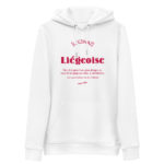 "Liégeoise... Déesse de la Création" Sweat à capuche éco-friendly