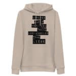 "Londres, Paris, New-York... Liège" Sweat à capuche éco-friendly – Image 2