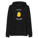 "P'tit poyon" Sweat à capuche éco-friendly – Image 2