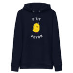 "P'tit poyon" Sweat à capuche éco-friendly – Image 4