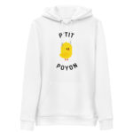 "P'tit poyon" Sweat à capuche éco-friendly – Image 3