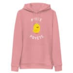 "P'tite poyète" Sweat à capuche éco-friendly – Image 3
