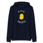 "P'tite poyète" Sweat à capuche éco-friendly – Image 4