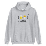 "Chope et frites au Carré" Sweat à capuche – Image 4