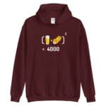 "Chope et mitraillette au Carré" Sweat à capuche – Image 8