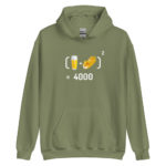 "Chope et mitraillette au Carré" Sweat à capuche – Image 7