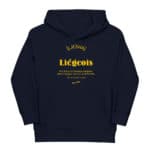 "Liégeois... Dieu vivant" Sweat à capuche éco-friendly enfant